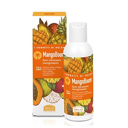 Helan, I Sorbetti MangoBoom,Feuchtigkeitsspendende Körpercreme aus flüssiger, trockener Haut, duftender Körpercreme für Frauen und Männer mit Ananas, duftender Körpermilch mit Vitamin E, 150 ml Helan, I Sorbetti MangoBoom,Feuchtigkeitsspendende Körpercreme aus flüssiger, trockener Haut, duftender Körpercreme für Frauen und Männer mit Ananas, duftender Körpermilch mit Vitamin E, 150 ml von Helan