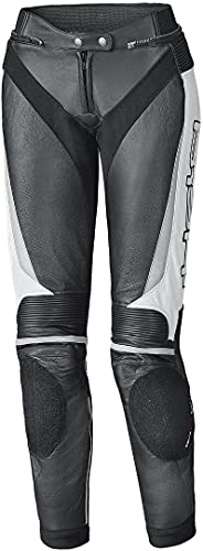 Held Lane II Damen Motorrad Lederhose 22 Schwarz/Weiß von Held