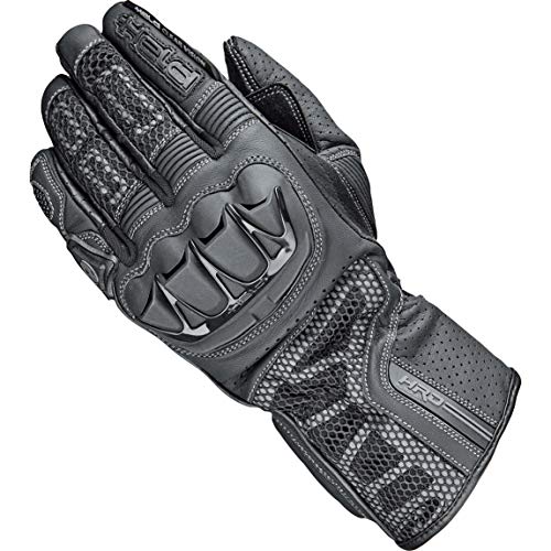 Held Motorradhandschuhe lang Motorrad Handschuh Air Stream 3.0 Handschuh schwarz (kurze Finger) 8, Herren, Sportler, Ganzjährig, Leder von Held