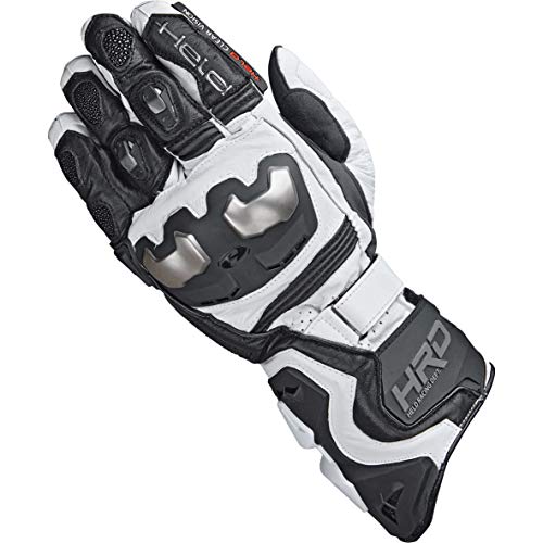 Held Motorradhandschuhe lang Motorrad Handschuh Titan RR Handschuh schwarz/weiß 10, Herren, Sportler, Ganzjährig, Leder von Held