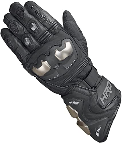 Held Motorradhandschuhe lang Motorrad Handschuh Titan RR Handschuh schwarz 9, Herren, Sportler, Ganzjährig, Leder von Held