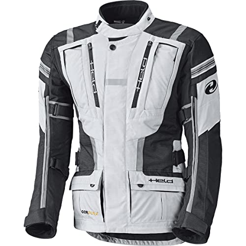 Held Motorradjacke mit Protektoren Motorrad Jacke Hakuna II Damen Textiljacke grau/schwarz L, Tourer, Ganzjährig von Held