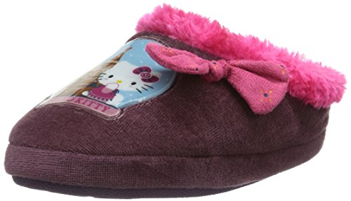 Hello Kitty Mädchen HK Gideal Pantoffeln, Violett (142) von Hello Kitty