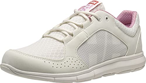 Helly Hansen Damen Ahiga V4 Hydropower Traillaufschuh, Off White/Pink Sorbet, 39 EU von Helly Hansen