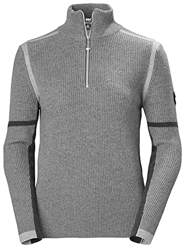 Helly Hansen Damen Edge Sweatshirt, Grey Melange, L von Helly Hansen