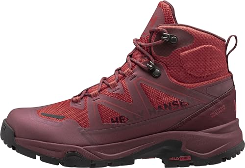 Helly Hansen Damen W Cascade Mid Ht Hiking Boots & Shoes, Hickory/Poppy RED, 37.5 EU von Helly Hansen