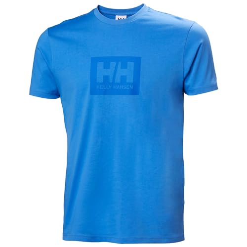 Helly Hansen Men's HH Box T T-Shirt, 555 Ultra Blue, M von Helly Hansen