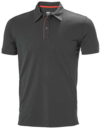 Helly-Hansen Workwear Kensington Tech Poloshirts für Herren – leichte, atmungsaktive Kurzarm-Pullover für hohe Mobilität, ebenholz, XX-Large von Helly-Hansen