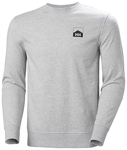 Herren Helly Hansen Nord Graphic Crew Sweatshirt, Grau-Melange, M von Helly Hansen