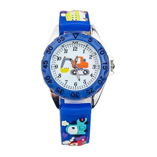 Hemobllo 1stk Kinderuhr Kinderarmbanduhren Für Jungen Kinder Armbanduhr Kinder Uhren Mädchen Armbanduhr Kinder Junge Kinder Uhren Für Jungs Silikonuhr Koreanische Version 3D Quarz Schmücken von Hemobllo