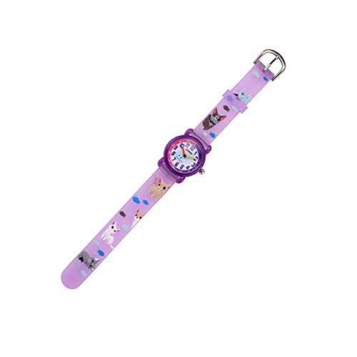 Hemobllo Uhren Für Kinder Mädchen Coole Uhren Für Kinder Silikonuhr Kinder Spielen Uhr Kinder Armbanduhr Kleinkind-Armbanduhr Kinder Beobachten Kinder Designeruhren Violett Niedlich Schüler von Hemobllo