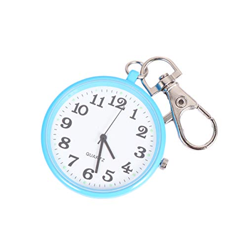 Hemobllo Männliche Taschenuhren Für Herren Uhrenanhänger Anstecknadel Uhr Taschenuhr-anhänger Uhr Mit Silikonhülle Clip Damen Angekettet von Hemobllo