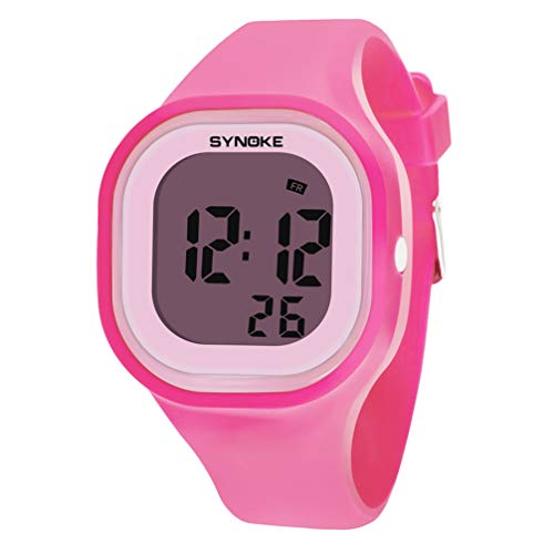 Hemobllo Laufende Uhr Mädchen Uhr Mit Armband Für Damen Handgelenk-stoppuhr Uhr Für Leuchtende Elektrische Uhr Kinder Digitaluhr Leuchtende Armbanduhr Sport Geschenk Junge Männer Und Frauen von Hemobllo