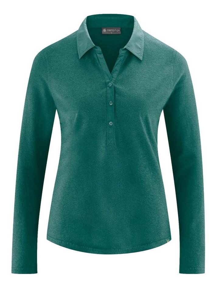 HempAge Blusenshirt HempAge Damen Blusen-Shirt Hanf/Bio-Baumwolle von HempAge