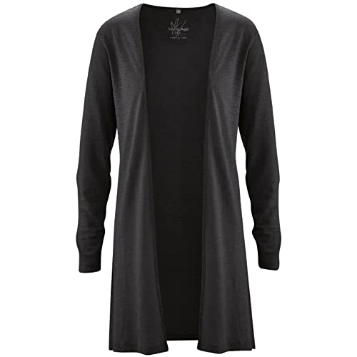 HempAge Damen Jäckchen Hanf/Bio-Baumwolle Black XL von HempAge