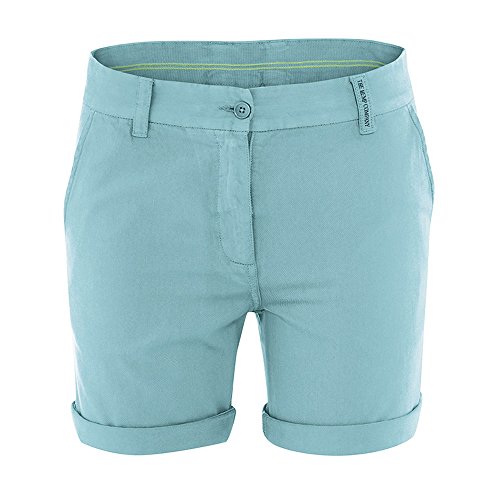 HempAge Damen Shorts Hanf/Bio-Baumwolle Turquoise S von HempAge