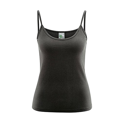 HempAge Damen Top Hanf/Bio-Baumwolle Black M von HempAge