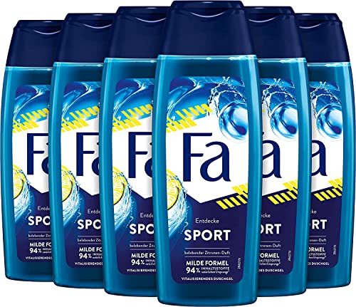 Fa Duschgel Sport Active Sport Gingko for Men 250 ml 6er Pack von Henkel