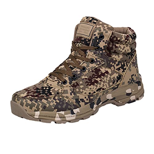 Herren Winter Camouflage Angelschuhe Plus Samt Verdickte Armee Baumwolle Schuhe Sport Angelschuhe Wanderschuhe Color 43 von Hensftods