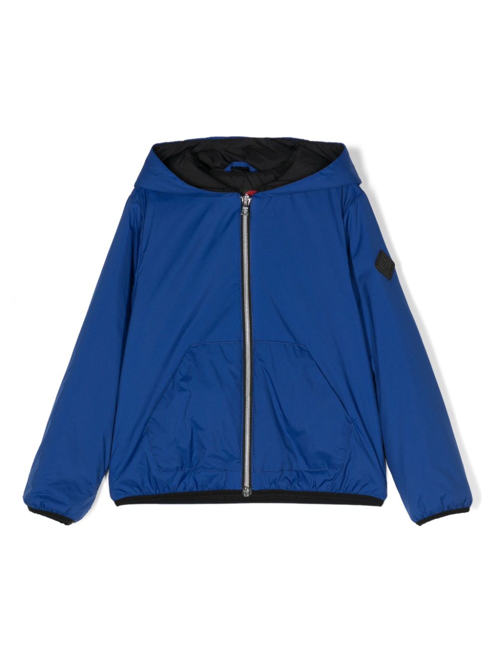 Herno Kids Bomberjacke mit Logo-Patch - Blau von Herno Kids