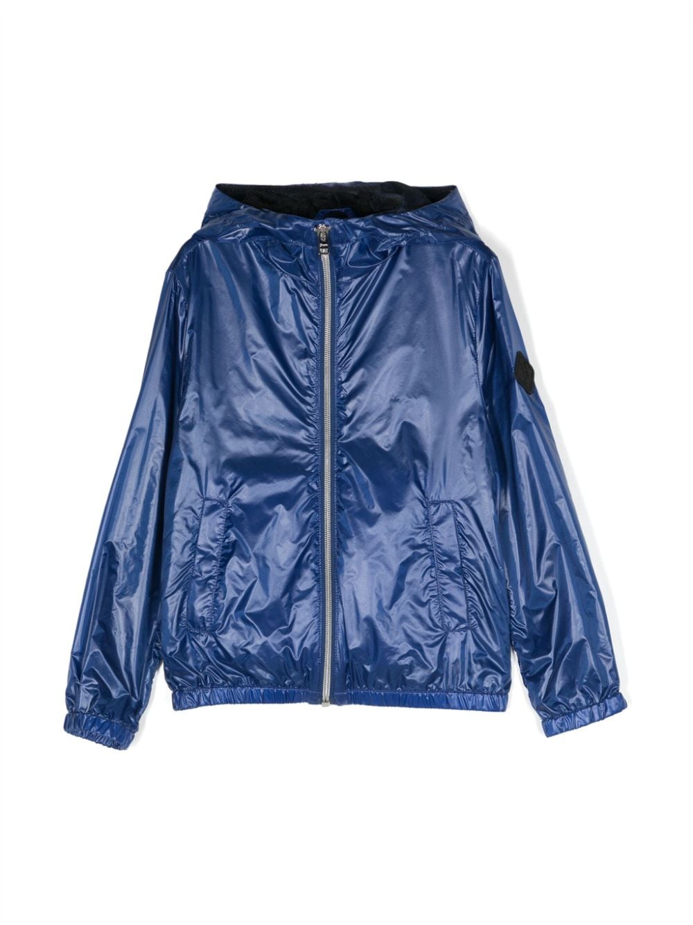 Herno Kids Regenjacke mit Kapuze - Blau von Herno Kids