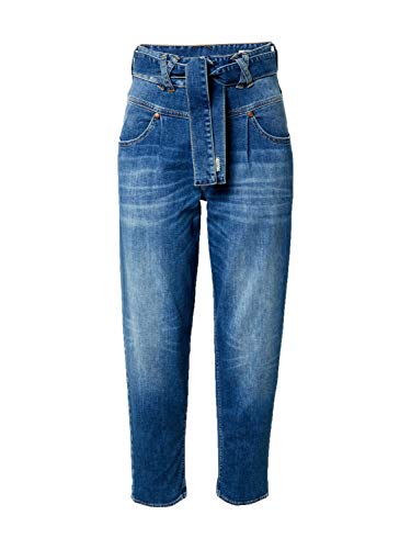 Herrlicher Damen Bundfaltenjeans Kabira Blue Denim 27 von Herrlicher