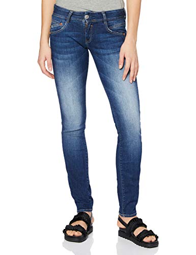 Herrlicher Damen Gila Slim Organic Denim Jeans, Blue Desire 866, W29/L32 von Herrlicher