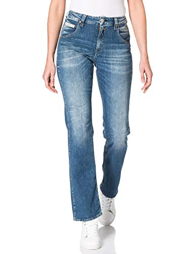 Herrlicher Damen HI Straight Cashmere Touch Denim Jeans, Mariana Blue 833, W27/L30 von Herrlicher