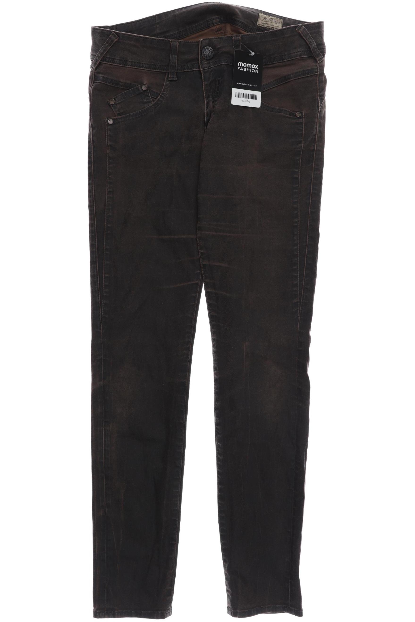 Herrlicher Damen Jeans, braun, Gr. 38 von Herrlicher