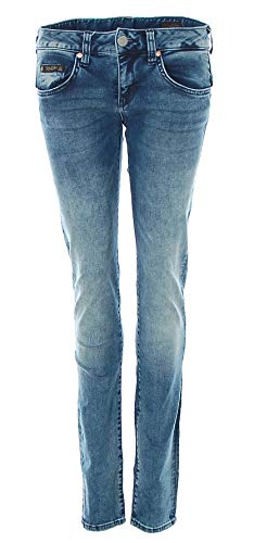 Herrlicher Damen Jeans Carry Slim (Tile Blue 780, 27W / 32L) von Herrlicher