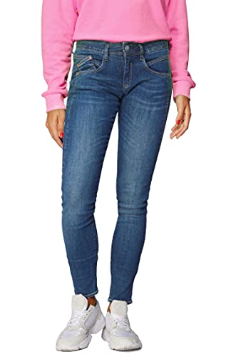 Herrlicher Damen Jeans Gina Slim (Blau (Used 034), 28W / 30L) von Herrlicher