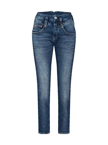 Herrlicher Damen Jeans Pitch Mom Boyfriend (Blue Denim, 28W / 32L) von Herrlicher