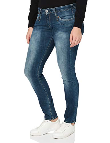 Herrlicher Damen Piper Slim Organic Denim Jeans (32W / 30L, Blau (Deep Water 831)) von Herrlicher