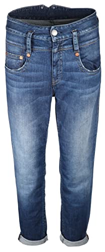 Herrlicher Damen Pitch Mom Denim Powerstretch Jeans, Blue Desire L30, W26/L30 von Herrlicher