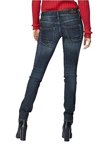 Herrlicher Damen Shyra Slim Jeans, Blau (Posh 711), W25/L32 (Herstellergröße: 25) von Herrlicher