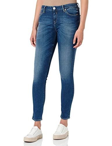 Herrlicher Damen Superslim Denim Slim Jeans, Blau (Traffic Blue 709), W28/L30 von Herrlicher