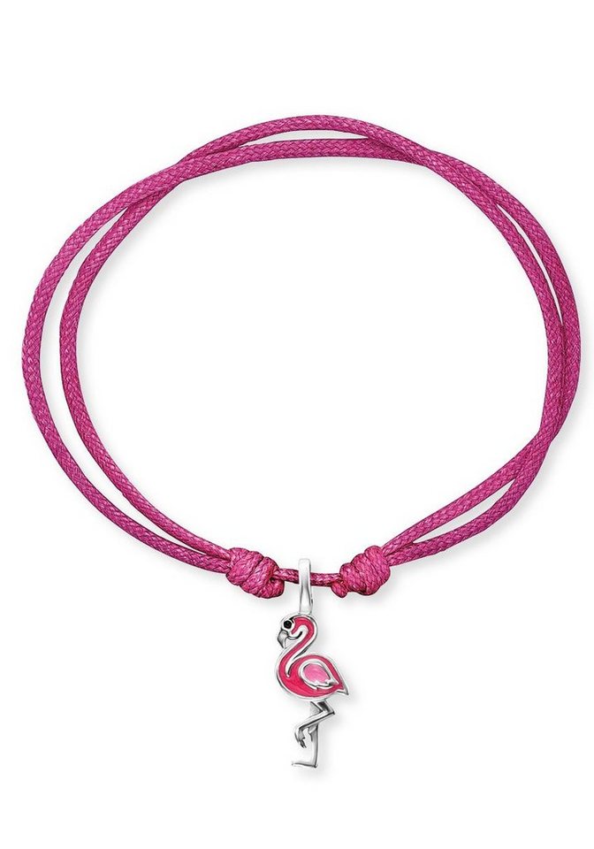 Herzengel Armband Flamingo, HEB-FLAMINGO, mit Emaille von Herzengel