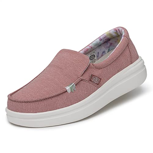 Hey Dude Damen Misty Rise Loafer Shoes, Dusty Pink, 37 EU von Hey Dude