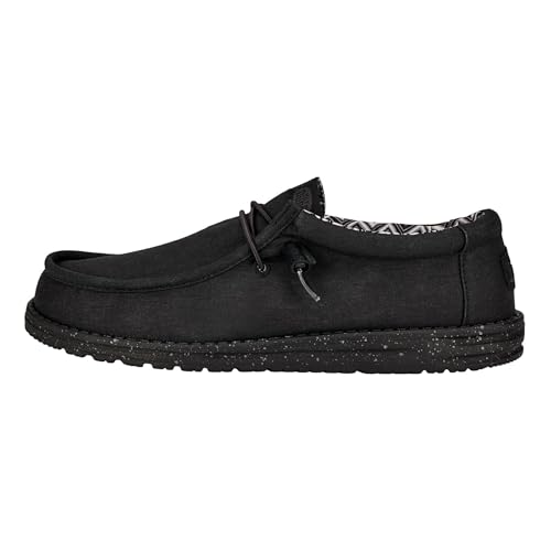 HEYDUDE Wally Canvas Herren - Slip on Schuhe - Mokassin Stil, Black/Black, 46 HEYDUDE Wally Canvas Herren - Slip on Schuhe - Mokassin Stil, Black/Black, 46 von Hey Dude