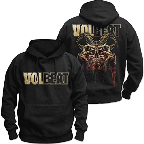 Volbeat Herren Kapuzenpullover Bleeding Crown Skull schwarz von Volbeat