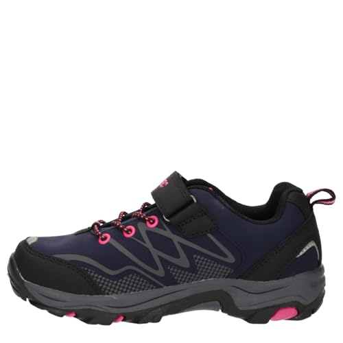 Hi-Tec Mädchen Blackout Low JRG Walking-Schuh, Marineblau, Magenta von Hi-Tec