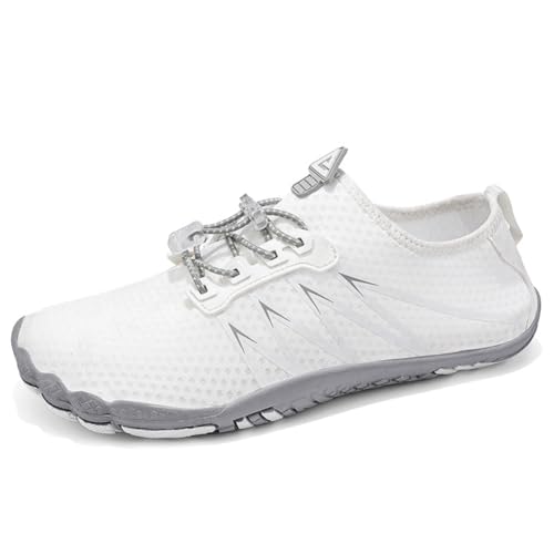 Damen Barfußschuhe Herren Zehenschuhe Rutschfeste Aquaschuhe Schnell Trocknend Strandschuhe Atmungsaktiv Fitnessschuhe Surfschuhe Rutschfest Sohle Outdoor Breiter Zehenbox Barfuss Schuhe Sommer von HiGropcore