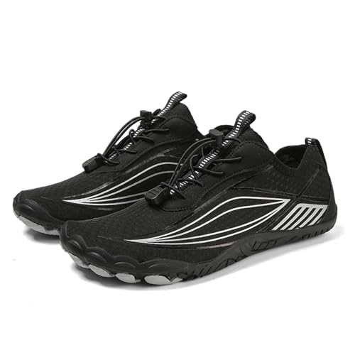 HiGropcore Damen Barfußschuhe Herren Fitnessschuhe rutschfest Sohle Traillaufschuhe Schnell Trocknend Strandschuhe Atmungsaktiv Wasserschuhe Badeschuhe Sommer Sockenschuhe von HiGropcore