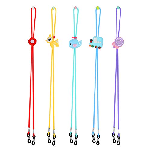 Hifot Kinder Brillenband verstellbar 5 Stück, Mädchen Junge Lesebrille & Sonnenbrille Strap, Brillenschnur Brillenkette Brillenkordel sport Hifot Kinder Brillenband verstellbar 5 Stück, Mädchen Junge Lesebrille & Sonnenbrille Strap, Brillenschnur Brillenkette Brillenkordel sport von Hifot