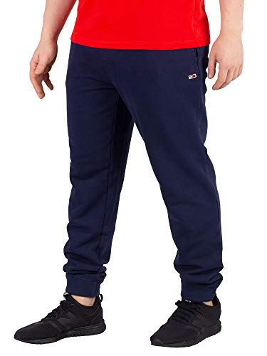 Hilfiger Denim Herren Straight Leg Sporthose TJM TOMMY CLASSICS SWEATPANT, Blau (Black Iris 002), Medium (Herstellergröße: Medium) von Hilfiger Denim