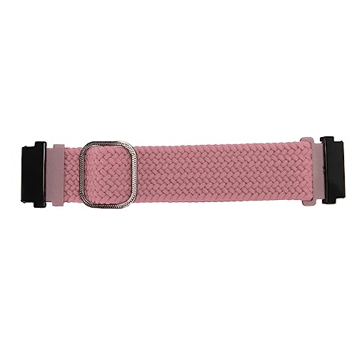 Hiraith Nylon-Uhrenarmband, Uhrenarmband, Einfache Installation, 2 Spezielle Anschlüsse, Gute Elastizität für 22-mm-Schnappuhren (Rosa) von Hiraith