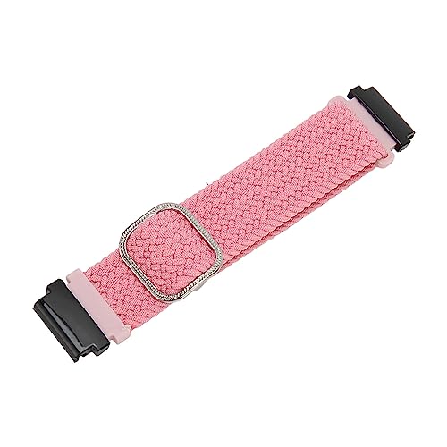 Hiraith Uhrenarmband-Ersatz, Gewebtes, Atmungsaktives Uhrenarmband-Nylon Zur Reparatur (Rosa) von Hiraith