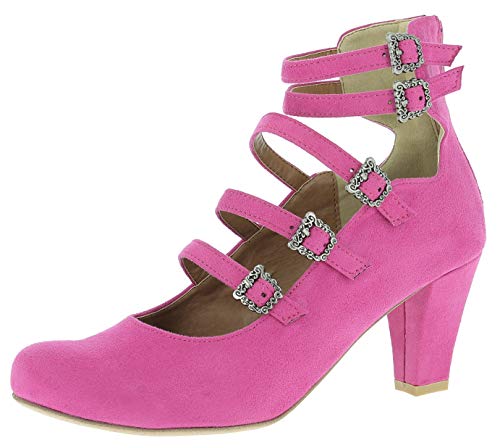 Hirschkogel Damen 3004501 Riemchenpumps, Pink (Pink 028) von Hirschkogel