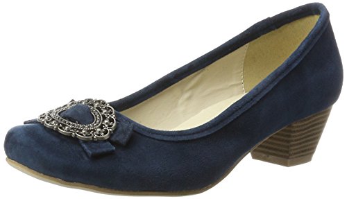 Hirschkogel Damen 3004504 Pumps, Blau (Dunkelblau) von Hirschkogel