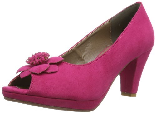 Hirschkogel Damen 3007401 Peep-Toe, Pink (Fuchsia 023), 36 von Hirschkogel